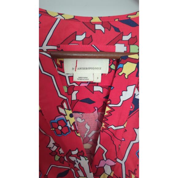 Anthropologie The Somerset Floral Geo Print Maxi Dress - Picture 6 of 8